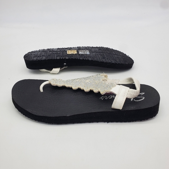 Skechers Shoes Women's 9 Cali Meditation Floral Lover Thong Sandals - Picture 9 of 12